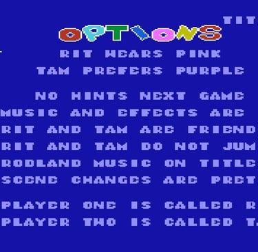 Rodland NES Odd Options