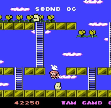 Rodland Famicom Rit Stomping a Spud