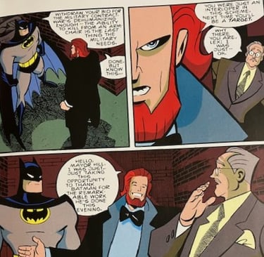 Superman Adventures - Luthor in Batman...With Red Hair?