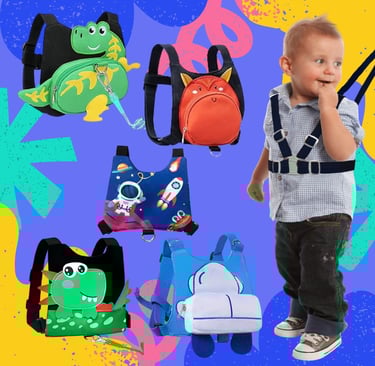 arnes antiperdida de dinosaurio, zorrito o astronauta para niños