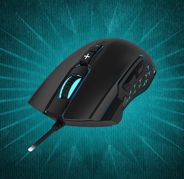 mouse gamer de computadora de 7 botones