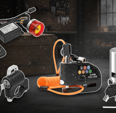 Dispositivo antirrobo para moto