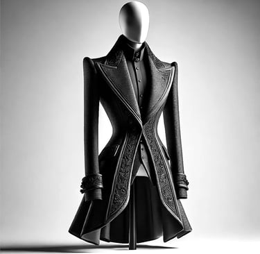 AI generated image of Victorian coat