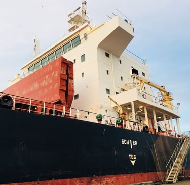 Bulk carrier condition survey at the Port of Baltimore