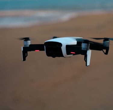 drone em funcionamento