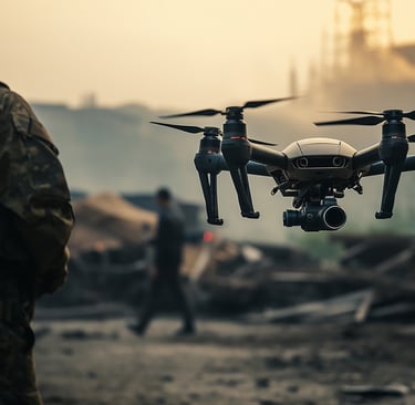 drone usado em guerra