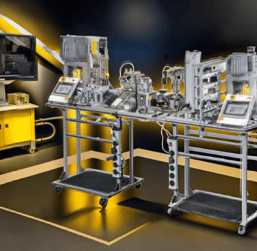 a training equipment in a lab