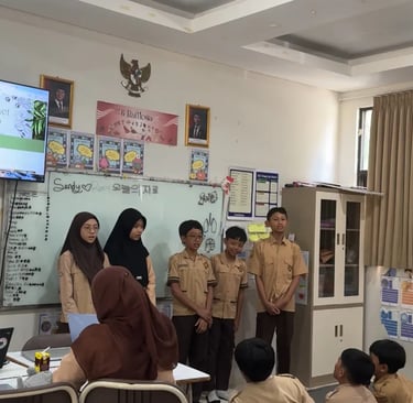 kegiatan presentasi murid