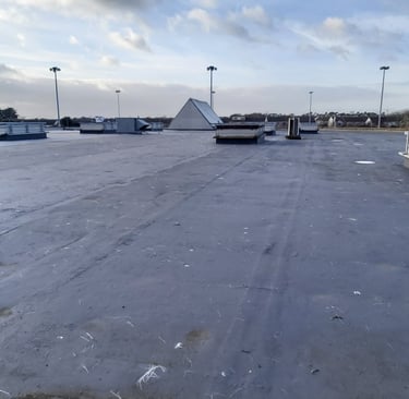 Shopping centre roof refurbishment North Co. Dublin 