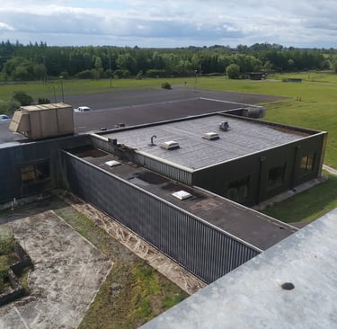 Flat Roof survey commercial premises Co. Longford 