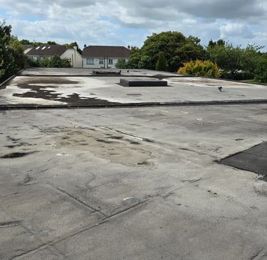 Roof Survey Flat Roof Mastic Asphalt School Lucan Co. Dublin