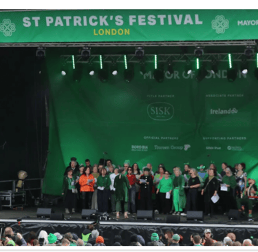 St Patrick's Day celebrations in London