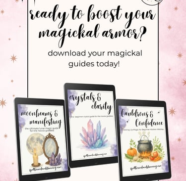 ready to boost your magical armor download your magickal guides today spellboundandstunning.com