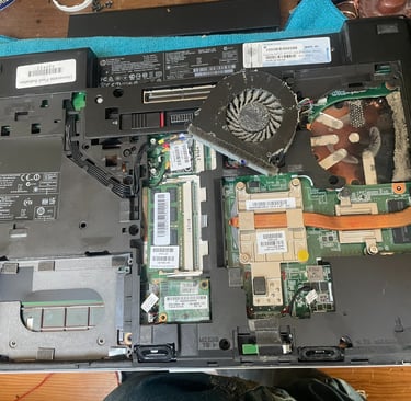 Dépoussiérage Ordinateur Portable 