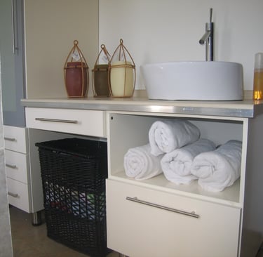 Muebles para lavamanos y almacenamiento