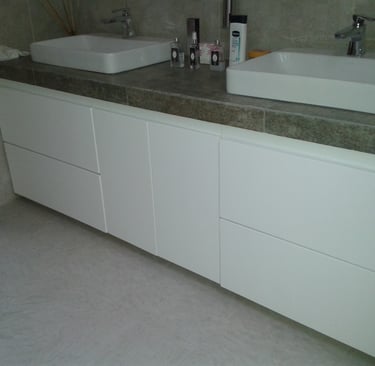 Muebles para lavamanos y almacenamiento