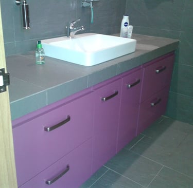 Muebles para lavamanos y almacenamiento