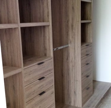 Vestidor en melamina