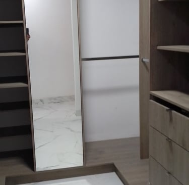 Vestidor en melamina