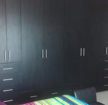 Closet puertas en chapa de madera