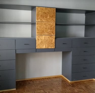 Vestidor en melamina