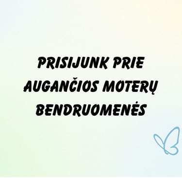 Prisijunk prie bendruomenės