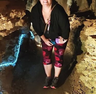 Chattanooga, TN - A passageway to another cavern at Raccoon Mountain Caverns