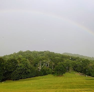 Hixson - Greenway Farms Park has large grassy areas, trees & hillsides