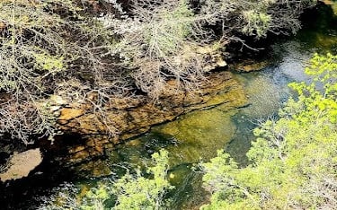 Fall Creek Falls, Pikeville - View of small stream that carved it's way thru rocks