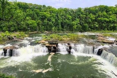 Rock Island Park, TN - The powerful roar of the Great Falls