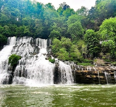 Rock Island Park, TN - Another viewpoint for Twin Falls