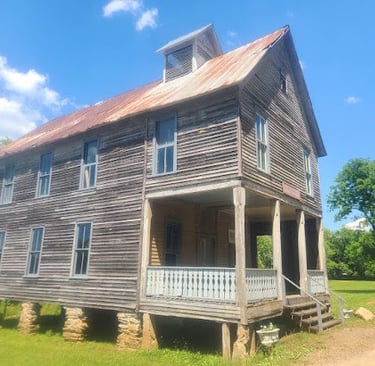 TN Rivers - Historic building on the Hiwassee river at Webb Brother's in Reliance