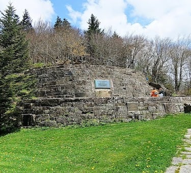 Smoky Mountains, N. Carolina - President Roosevelt dedicated Newfound Gap & Memorial in 1940