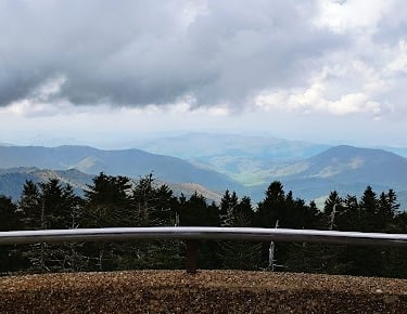 Smoky Mountains, N. Carolina Travel - Kuwohi view of Great Smoky Mountains