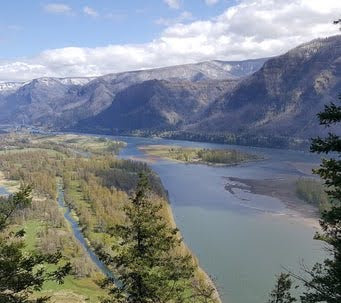 Columbia River Gorge, Oregon - Views of the gorge from the Bridal Veil & Overlook Loop trail