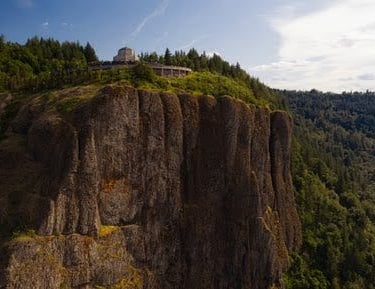 Columbia River Gorge, Oregon - it's 80 miles long & has 13 state parks & 108 named waterfalls