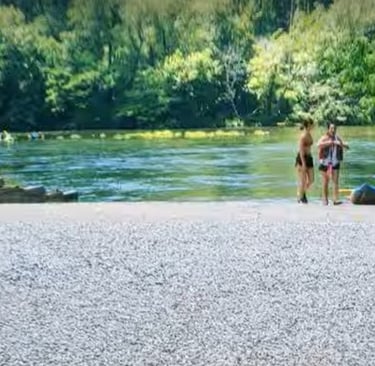 TN Rivers - Best Paddle & Splash Whitewater rides, the Powerhouse Rd boat ramp at Hiwassee