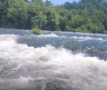 TN Rivers - If you're tubing down the Hiwassee river, lift your butt up over the rapids