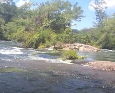 TN Rivers - Paddle around large rocks if there's lower water levels on the Hiwassee river, Reliance