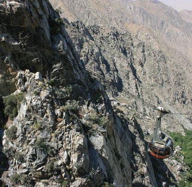 Palm Springs, CA - Aerial Tramway up San Jacinto mountain