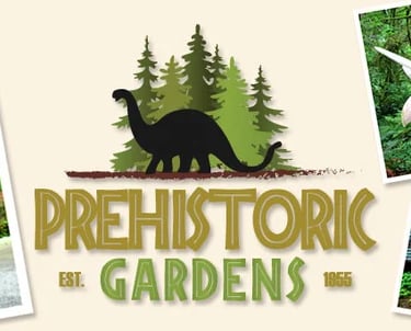 Oregon Coast - The Prehistoric Gardens, a little theme park on the 101, north of Gold Beach