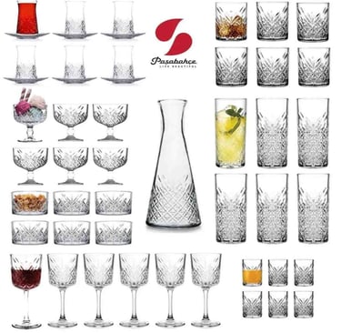Pasabahce Cam Sunum Ürünleri ve Bardak Setleri