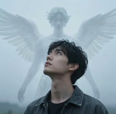 silhouette of woman holding her chin