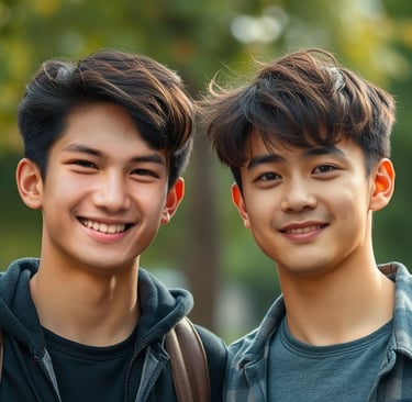 ai generated image of the characters of Tay and Third