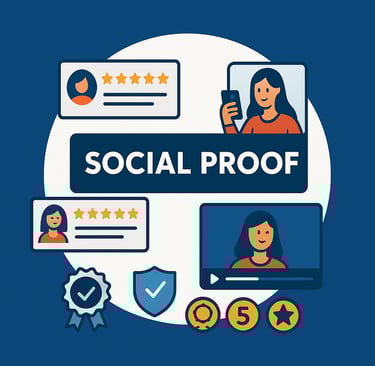 examples of using social media, google review charts