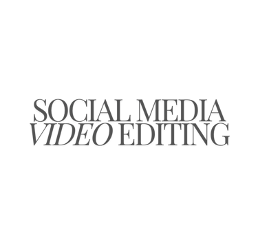 Social media video editing
