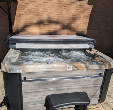 aspen hot tub installation by the hot tub guy diagnosis service repair maintenance sales 