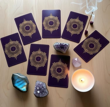 6 cartes de tarot et oracle guidance cartomancie la voix des cartes