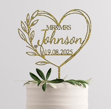 TBD009 - Mr & Mrs Surname Date Heart £10