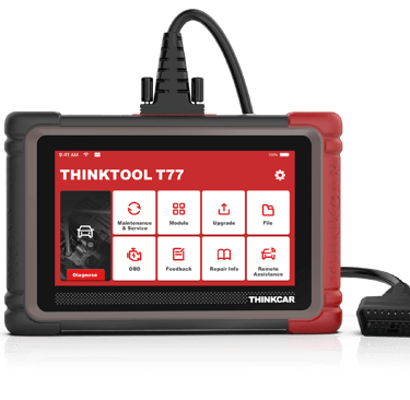 Der THINKTOOL T77 ist ein Plug-Play-Vollfunktions-Diagnosescanner mit der neuesten Fahrzeugabdeckung, mit dem brandneuen ähnl